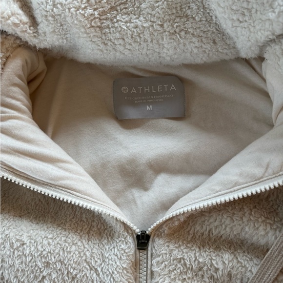 Athleta Tugga Long Sherpa Jack // Ivory - Picture 4 of 7